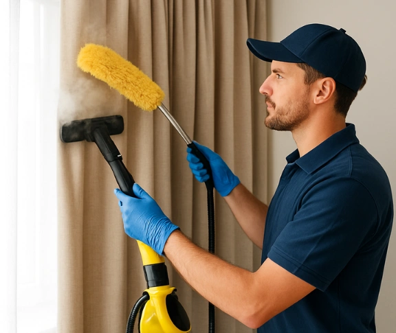 Trusted blind cleaning technician Matty Curtain Cleaning woronora-nsw QLD