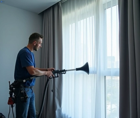 Professional drapes cleaning process tools Matty Curtain Cleaning woronora-nsw